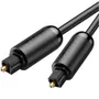 Cabo Óptico Ugreen AV122C Toslink 70892 - Preto 1,5 Metros