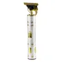 Máquina de Cortar Cabelo More Fitness MF-07 - 5W - Recarregável - Branco e Dourado