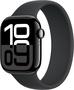 Apple Watch S10 (GPS) Caixa Aluminio Jet Black 42MM Pulseira Solo Loop Black MWWX3LW