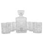 Conjunto de Decanter para Whisky com 6 Copos