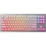 Teclado Gamer Mecânico Akko Monsgeek M3W RGB 80% Hot Swap Sem Fio - Prata (Inglês)