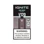 Dispositivo Descartavel Ignite V120 12000 Puffs Black Aloe Grape