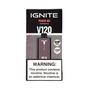 Dispositivo Descartavel Ignite V120 12000 Puffs Black Peach Ice