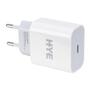 Carregador Hye HYEC180C - 20W - Tipo C - Bivolt - Branco