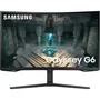 Monitor Gamer Curvo Samsung Odyssey G6 LS27BG652EN LED 27" QHD 240 HZ / 1 MS - Preto