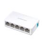 Hub Switch Mercusys MS105 de 5 Portas 10/100MBPS - Branco
