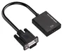 Adaptador VGA A HDMI com Áudio 1080P/720P HLD Preto
