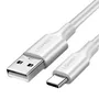 Cabo USB-A para USB-C Ugreen US287 480 MBPS - Branco 1 Metro