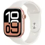 Apple Watch S10 Caixa de Alumínio Em Rose e Pulseira Esportiva Na Cor Light Blush 46 MM M/L MWWU3LW/A