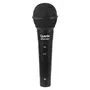 Microfone Quanta QTMIC200 - com Fio - 3 Metros - Preto