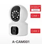 Camara IP Sate A-CAM001 2MP Indoor 2CAM Icsee