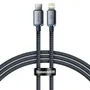 Cabo USB-C A Lightning Baseus CAJY000201 Crystal Shine 20 W - Black 1.2 Metros
