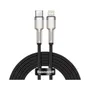 Cable Baseus CATLJK-B01 USB-C A Lightning 2M Negro