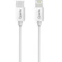 Cabo USB-C A Lightning Quanta QTCTL70 - Branco 1.2 Metros