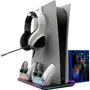 Estação de Carregamento Multifuncional Krab KBDS5 para Playstation 5 (PS5) RGB - Preto