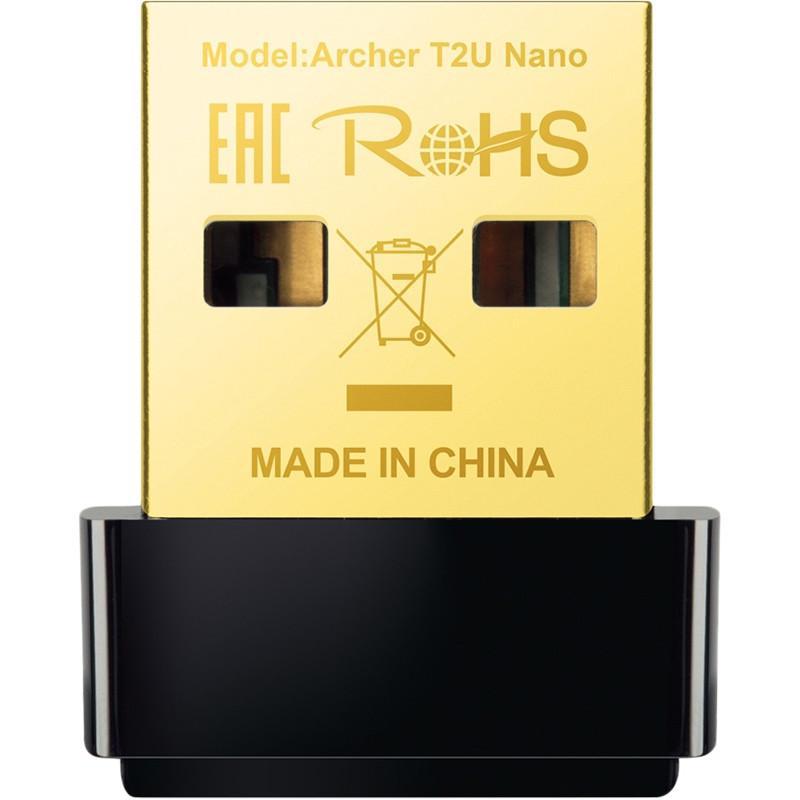 Adaptador Wireless TP-Link Archer T2U Nano AC600 433MBPS
