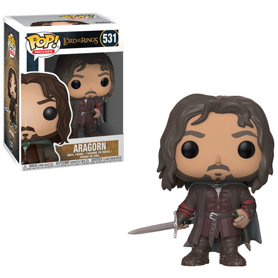 Boneco Funko Pop! The Lord Of The Rings - Aragorn 531