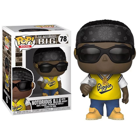 Boneco Funko Pop! The Notorious B.I.G - Notorious B.I.G With Jersey 78