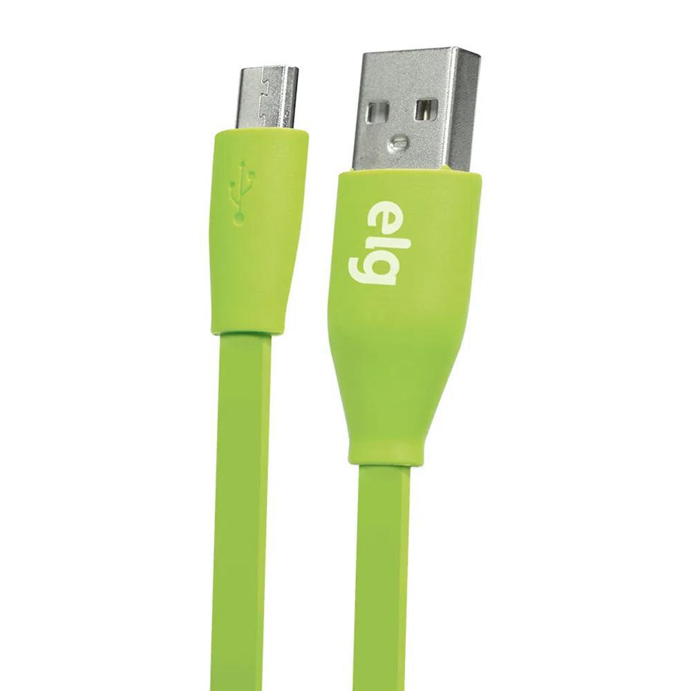 Cabo Micro USB Elg L510VD - 1 Metro / Conectores Metálicos / 12W / 2.4A