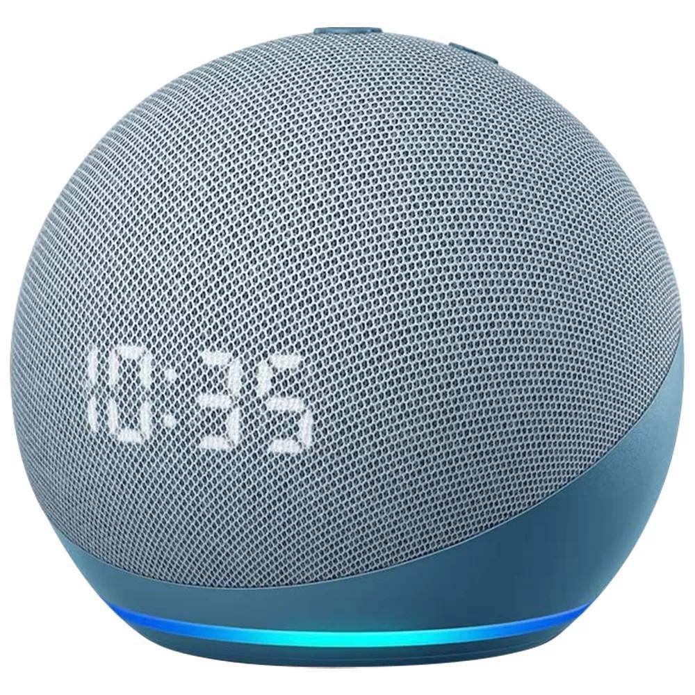Amazon Echo Dot 4ª Geração Com Relógio / Wi-Fi / Bluetooth