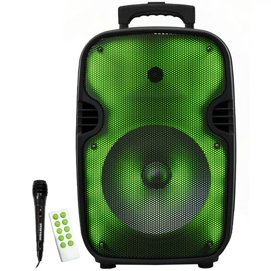 Caixa de Som Mega Star SPA1277BT SD / USB / Bluetooth / Karaokê