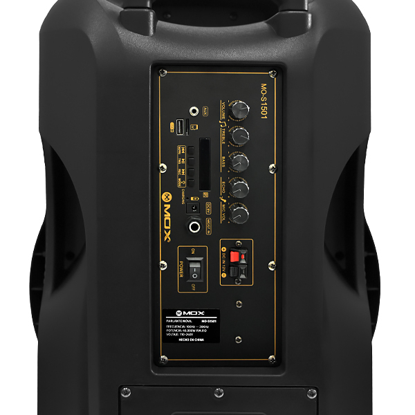 Caixa de Som Mox MO-S1501 SD / USB / Bluetooth / Karaokê foto 1