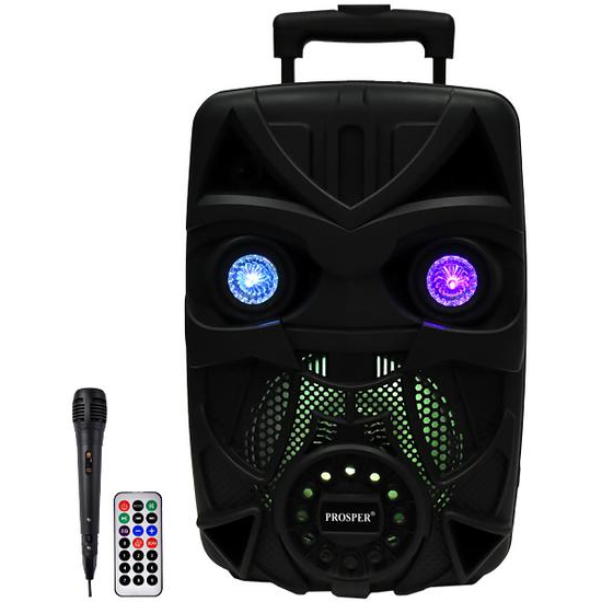 Caixa de Som Prosper P-1081 SD / USB / Bluetooth / Karaokê