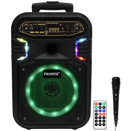 Caixa de Som Prosper P-1084 SD / USB / Bluetooth / Karaokê