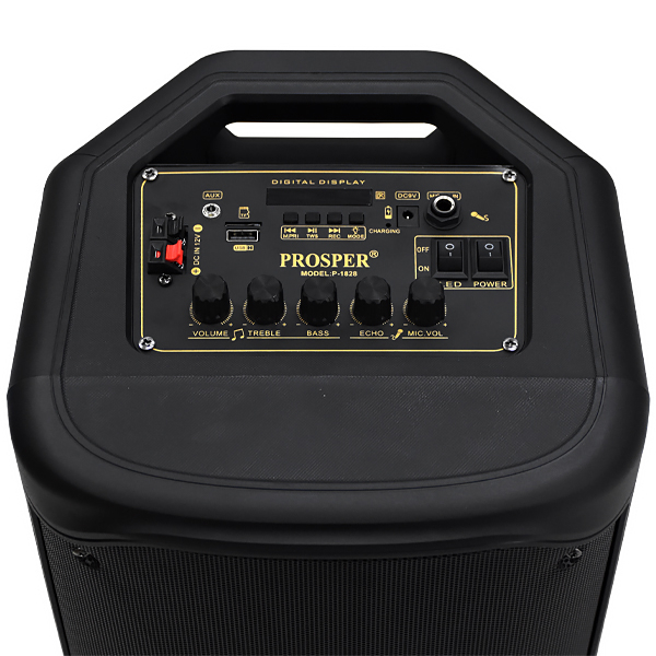 Caixa de Som Prosper P-1828 SD / USB / Bluetooth / Karaokê foto 1