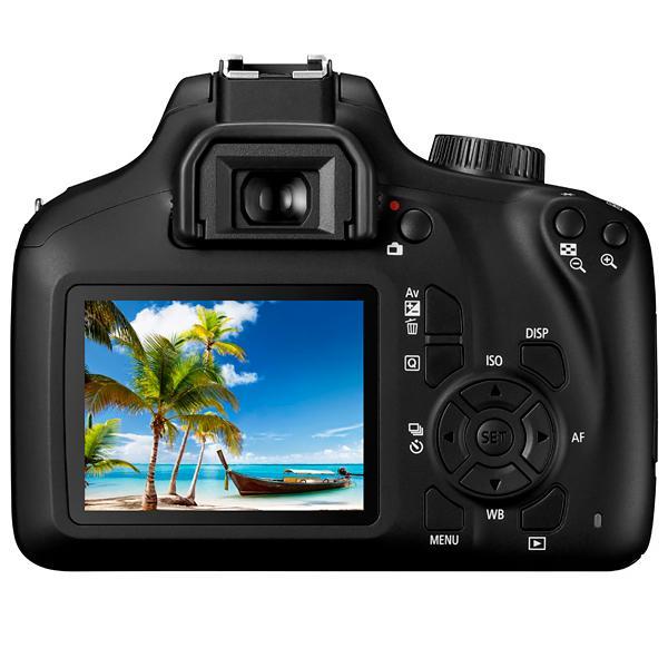 Câmera Digital Canon EOS Rebel T100 18MP 2.7" Lente EF-S 18-55MM IS II foto 2