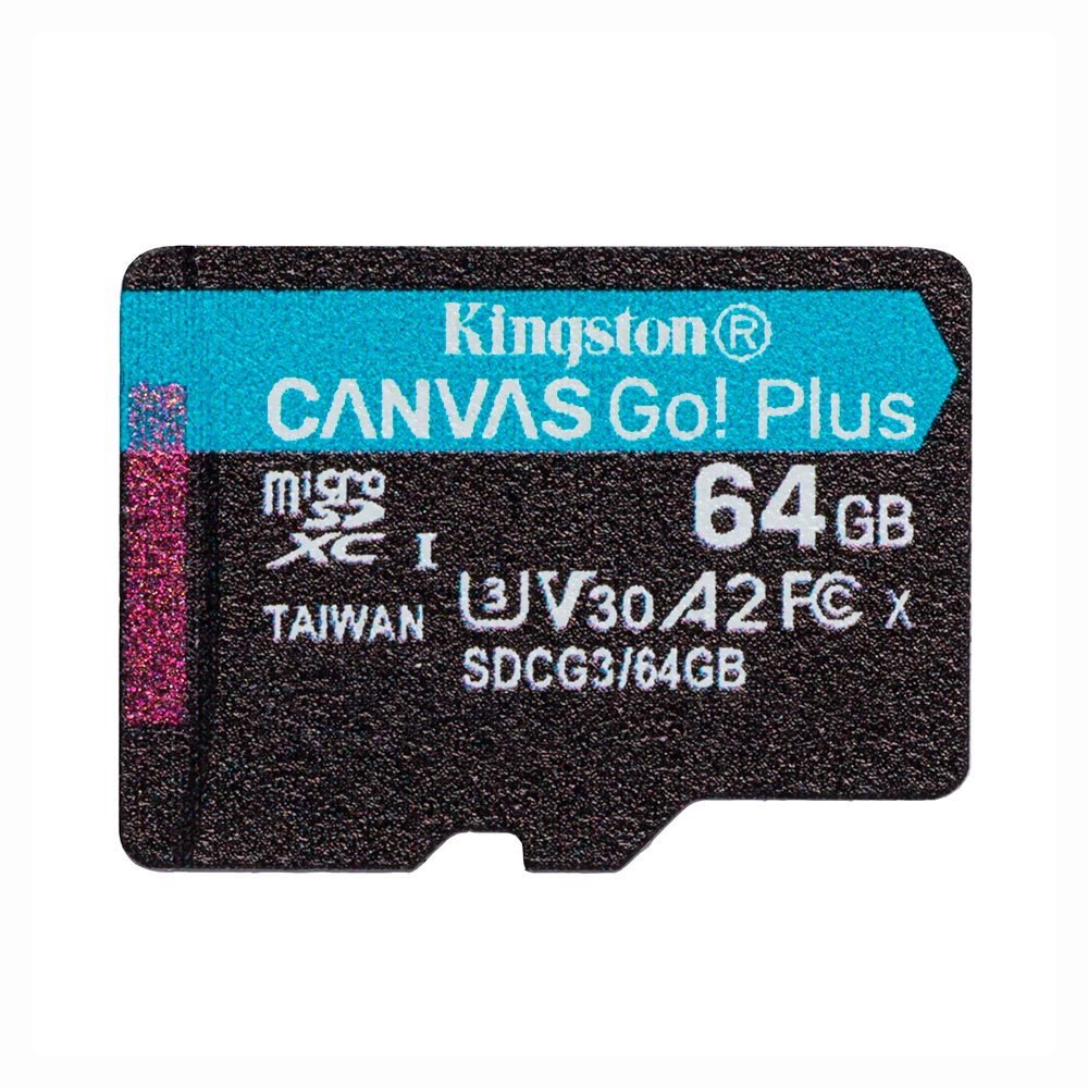 Cartão de Memória Kingston Canvas Go! Plus Micro SDXC 64GB