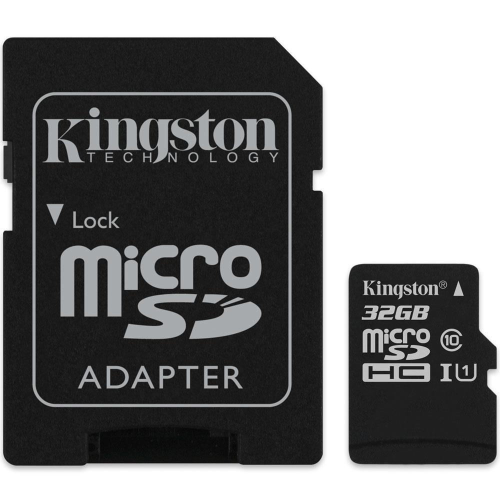 Cartão de Memória Kingston Micro SDHC 32GB Classe 10 foto principal