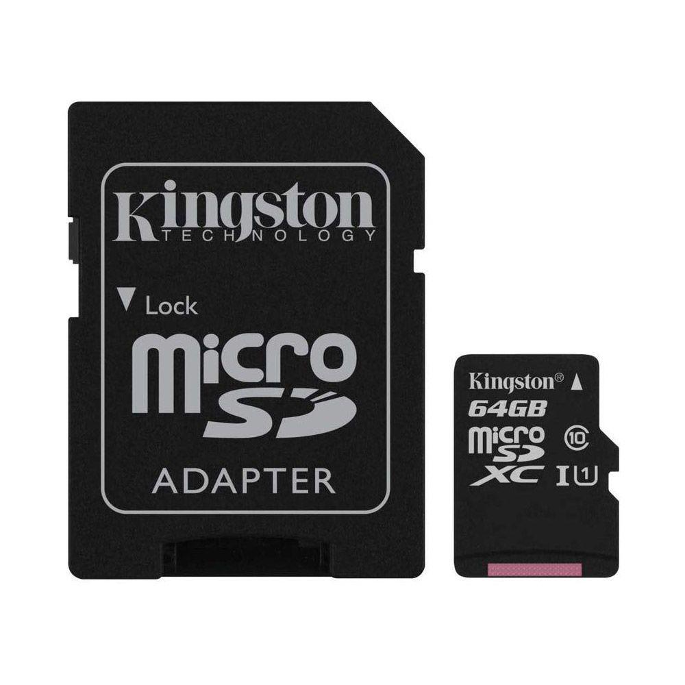 Cartão de Memória Kingston Micro SDXC 64GB Classe 10