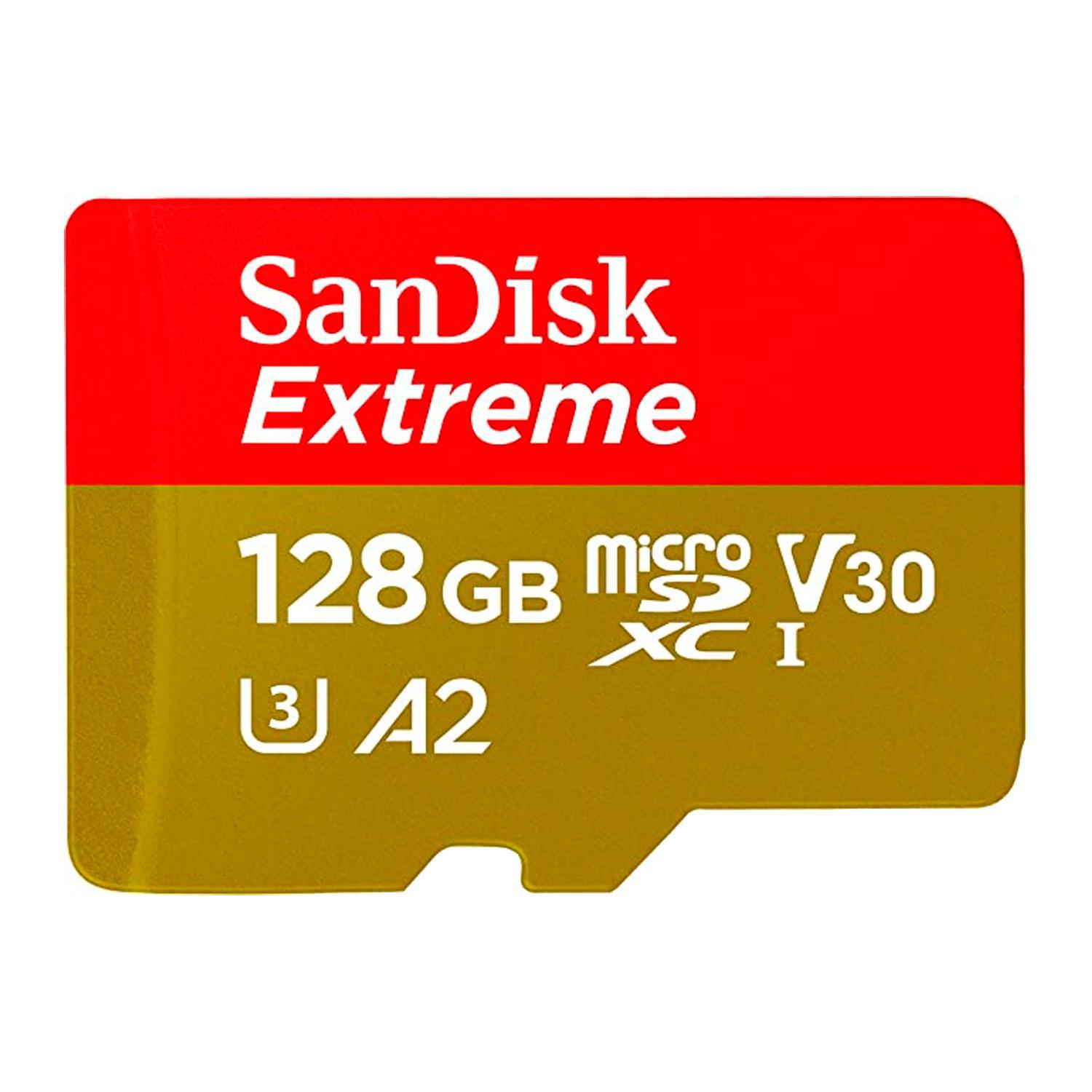 Cartão de Memória Sandisk Extreme Micro SDXC 128GB 190MB/s