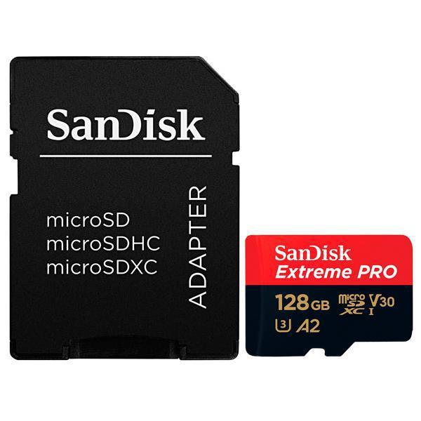 Cartão de Memória Sandisk Extreme Pro Micro SDXC 128GB foto 1
