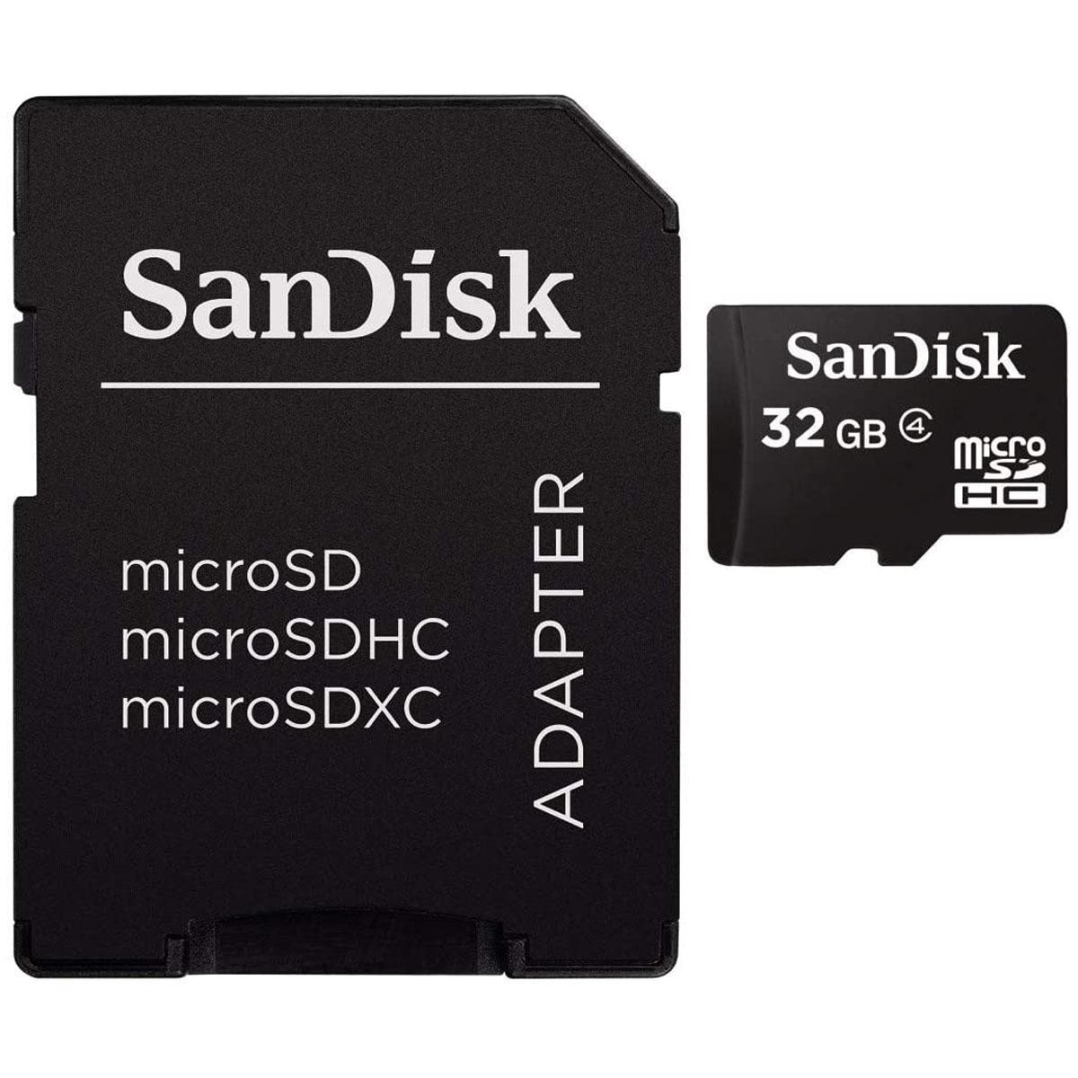 Cartão de Memória Sandisk Micro SDHC 32GB Classe 4