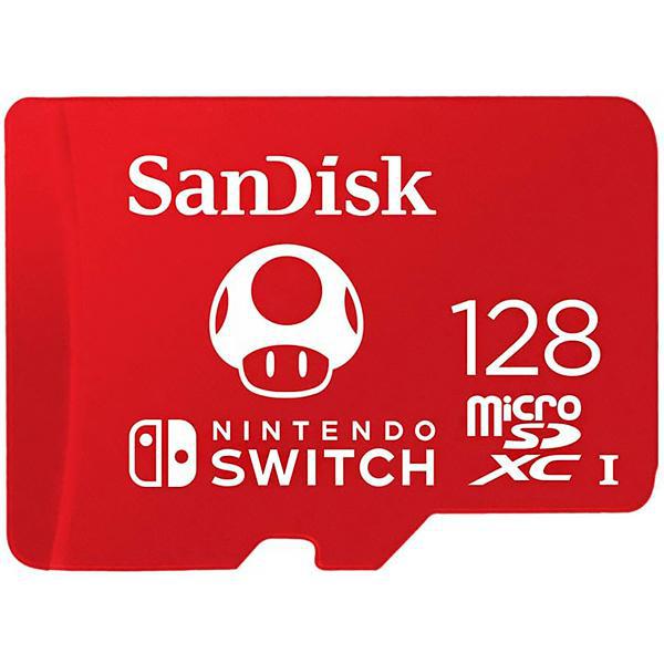 Cartão de Memória Sandisk Micro SDXC 128GB para Nintendo Switch