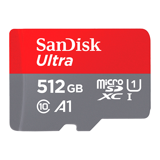 Cartão de Memória Sandisk Ultra Micro SDXC 512GB Classe 10 A1 120MB/s