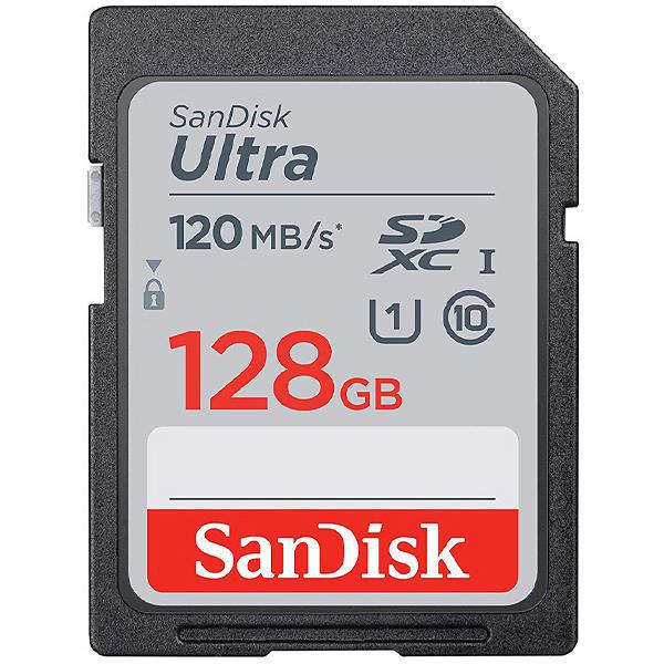 Cartão de Memória Sandisk Ultra SDXC 128GB Classe 10 120MB/s