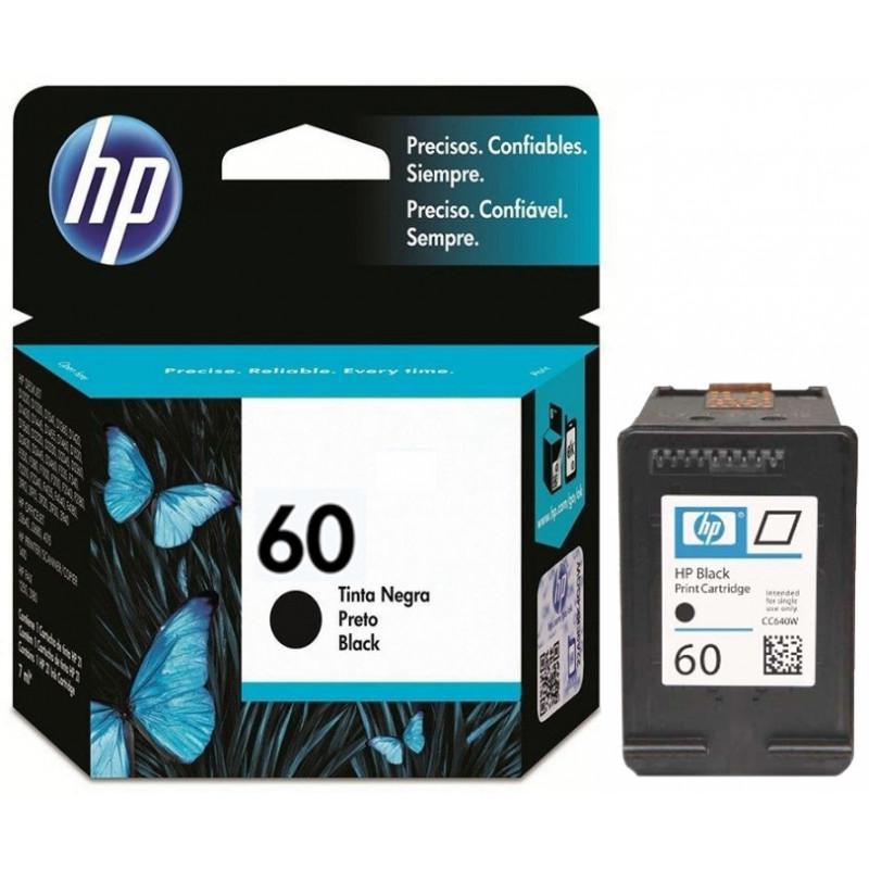 Cartucho de Tinta HP 60 CC640WL Preto