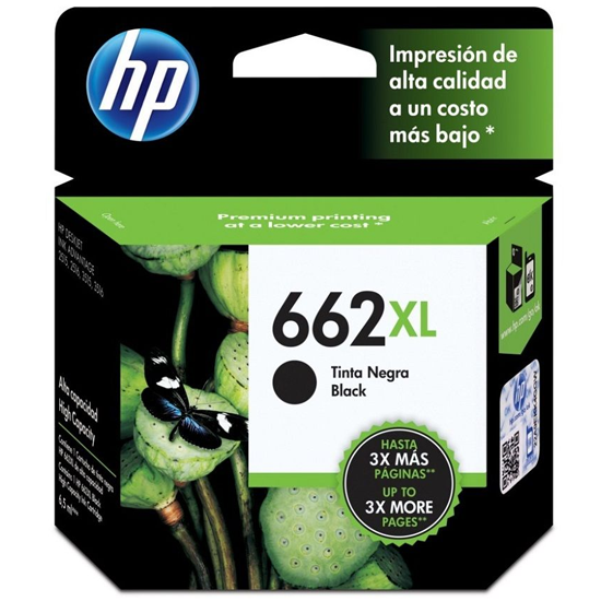 Cartucho de Tinta HP 662XL CZ105AL Preto