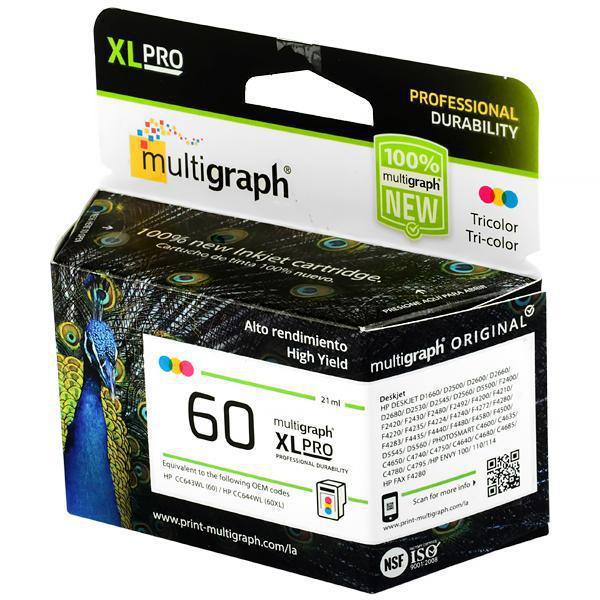 Cartucho de Tinta Multigraph 60XL Colorido foto principal