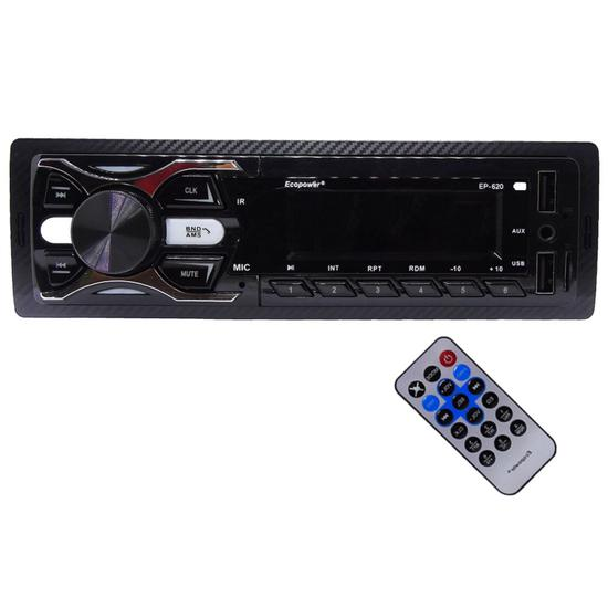 CD Player Automotivo Ecopower EP-620 SD / USB / Bluetooth / MP3