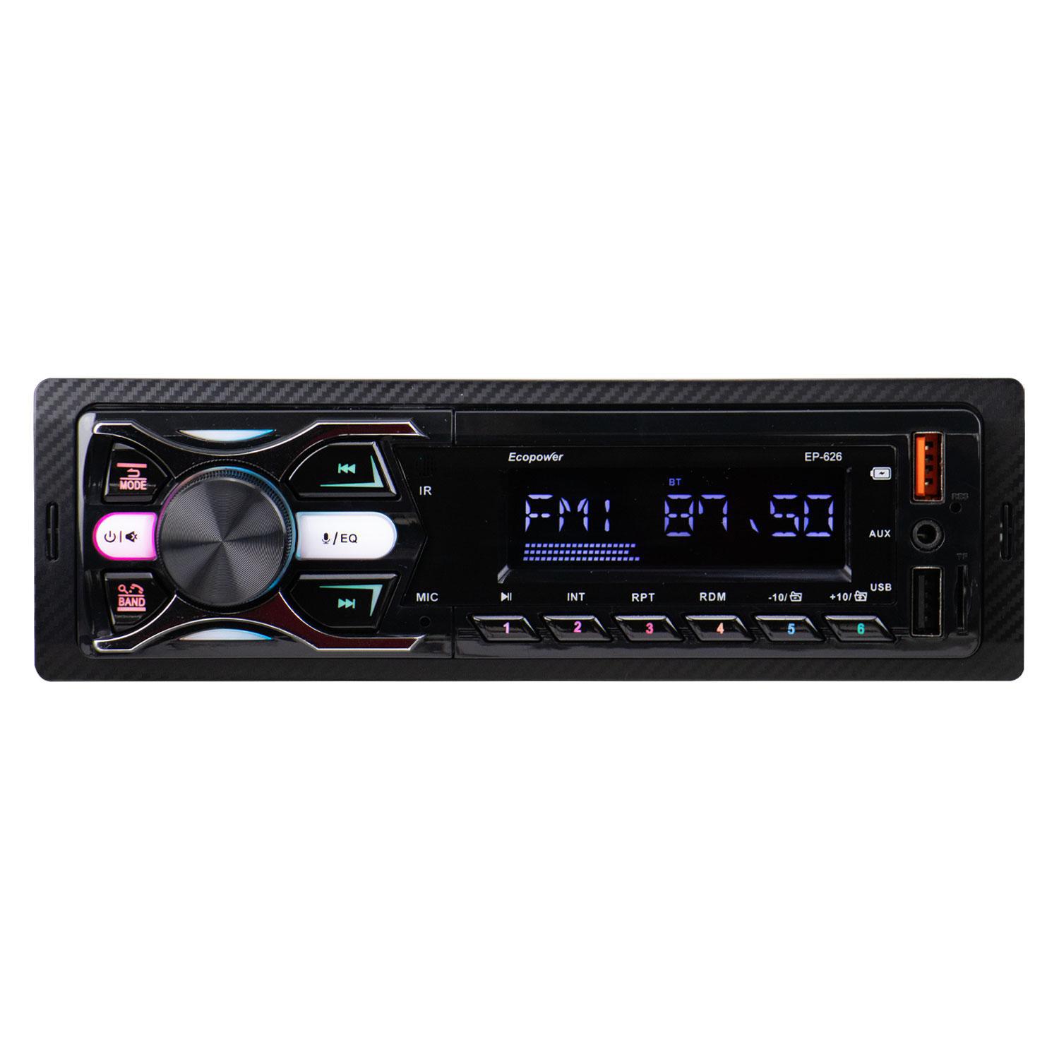 CD Player Automotivo Ecopower EP-626 SD / USB / Bluetooth / MP3