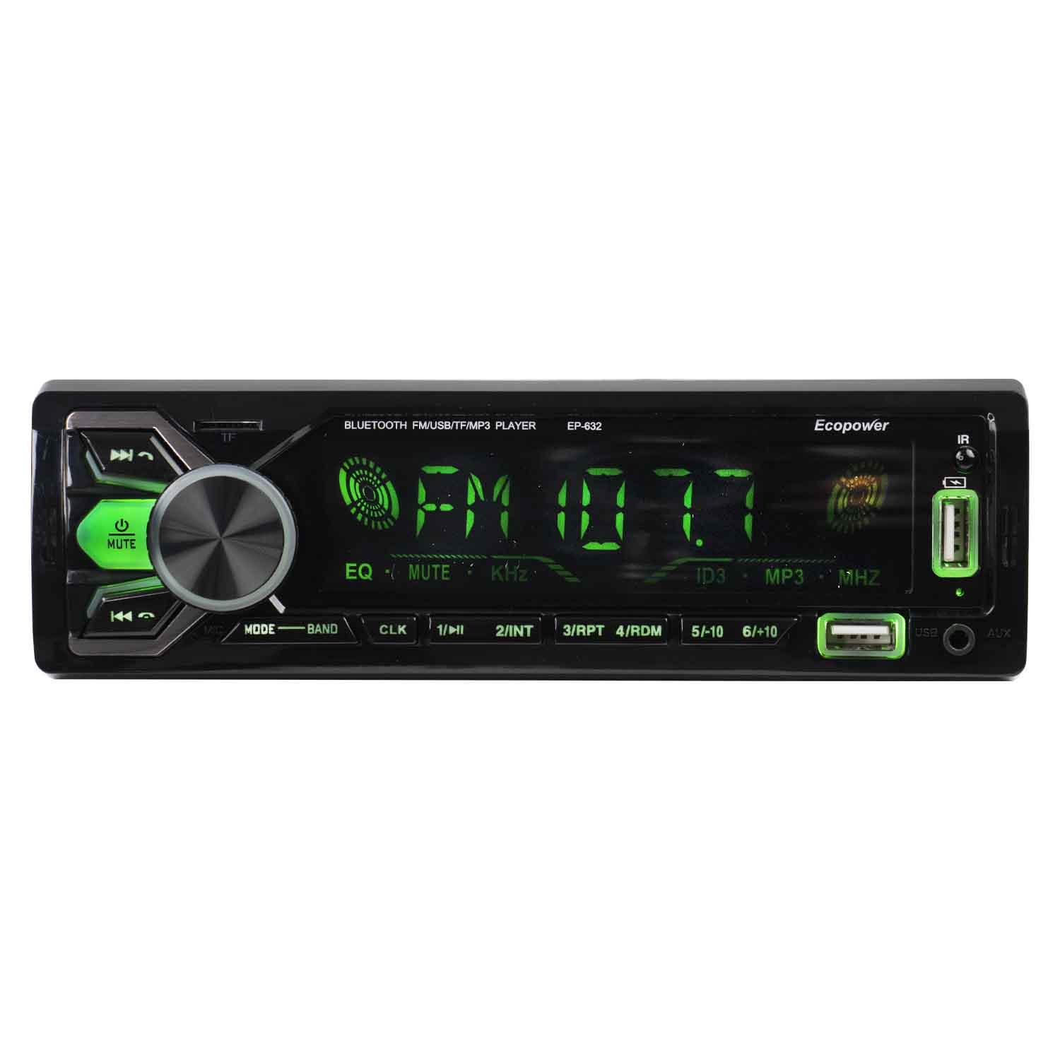 CD Player Automotivo Ecopower EP-632 SD / USB / Bluetooth / MP3