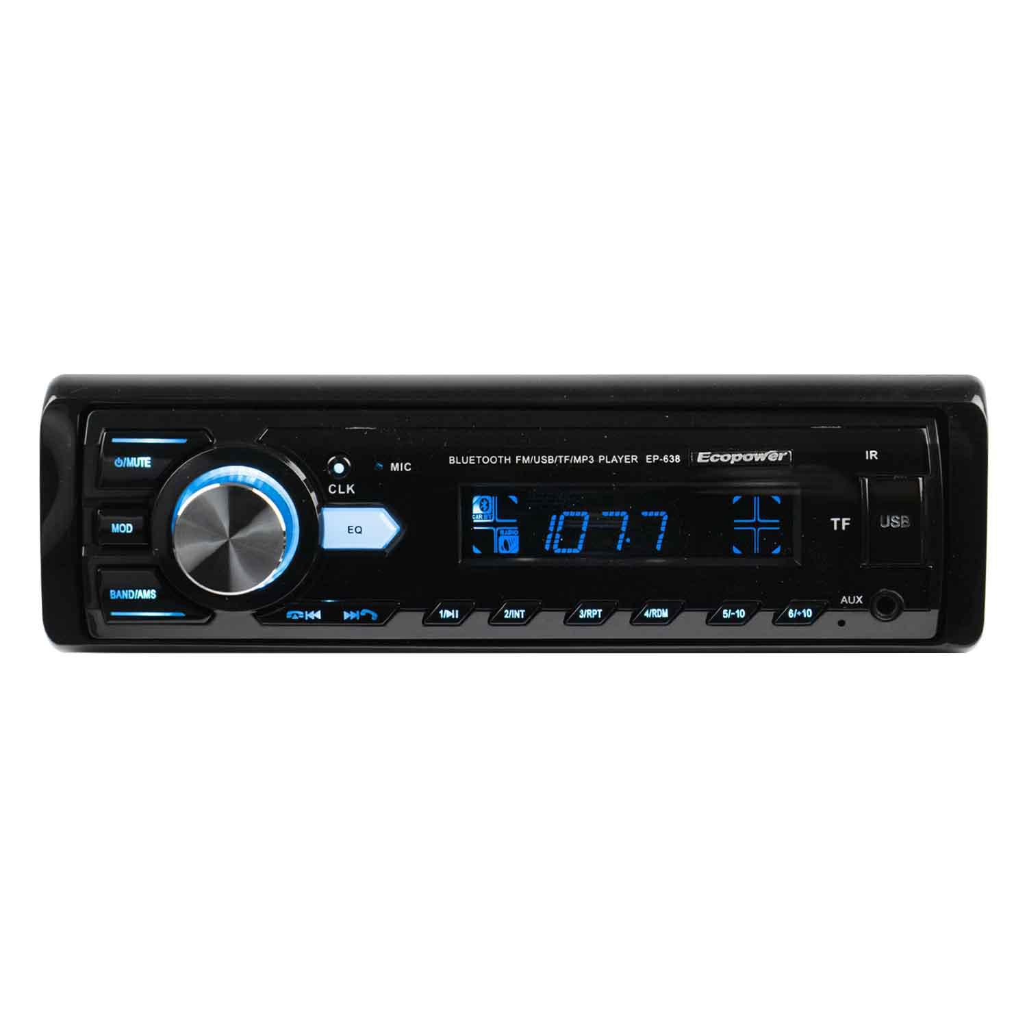 CD Player Automotivo Ecopower EP-638 SD / USB / Bluetooth / MP3