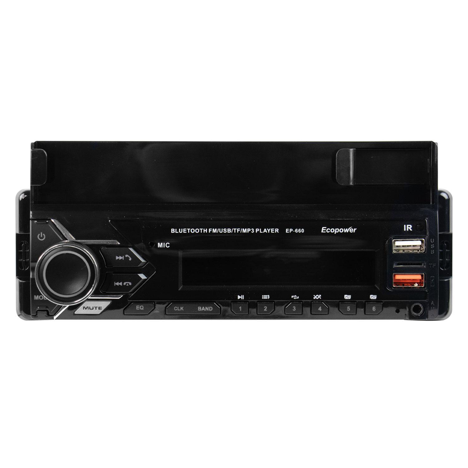 CD Player Automotivo Ecopower EP-660 SD / USB / Bluetooth / MP3