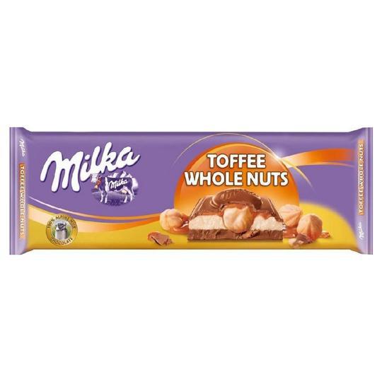 Chocolate Milka Toffee Whole Nuts 300G