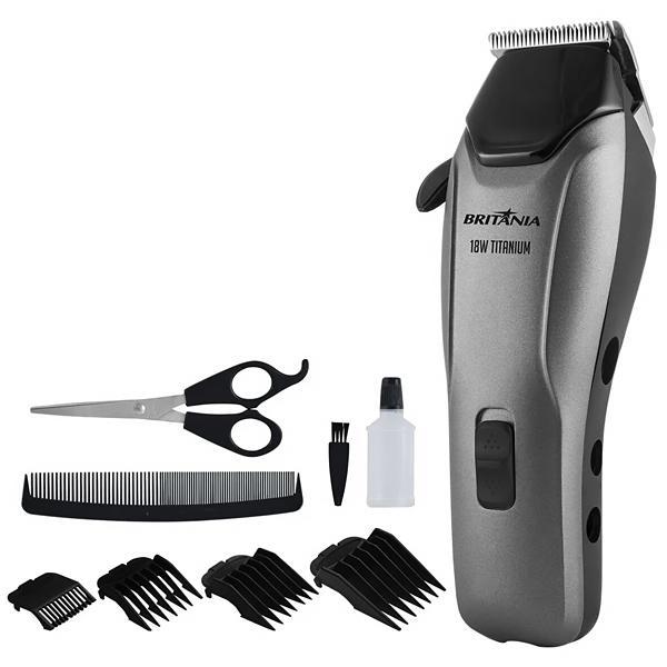 Cortador de Cabelo Britania Titanium BCR18T 220V