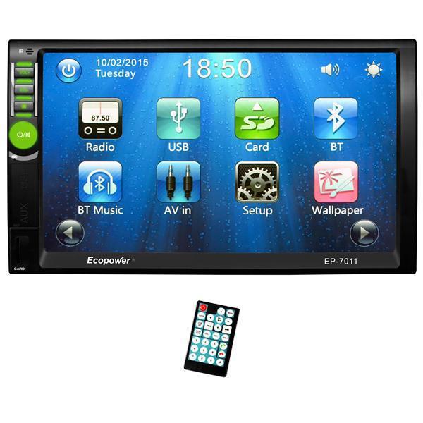 DVD Player Automotivo Ecopower EP-7011 7.0" SD / USB / Bluetooth